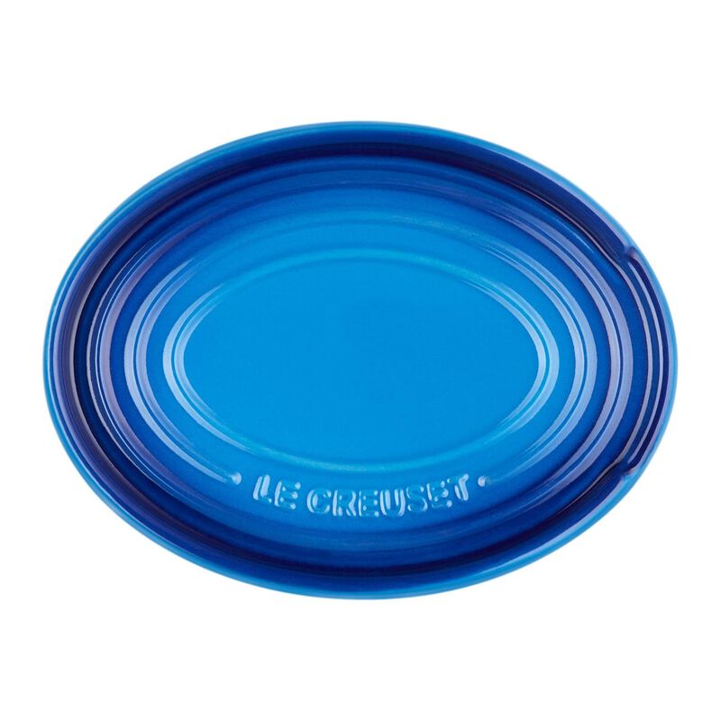 Le Creuset Oval Spoon Rest - Azure Blue image number 1